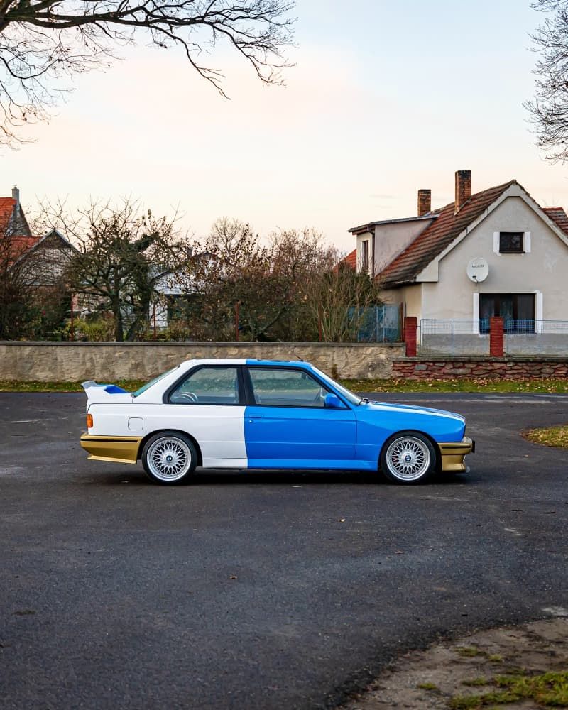 BMW E30 M3 white polep_24