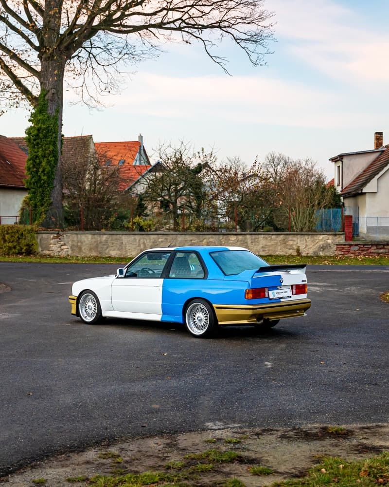 BMW E30 M3 white polep_30