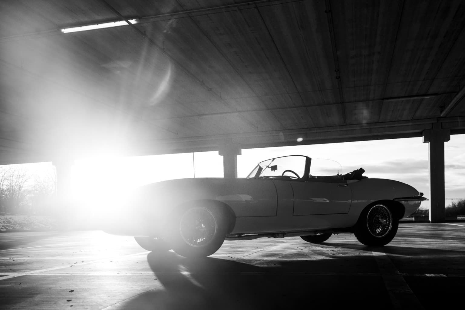 Jaguar E-type convertible bila _67
